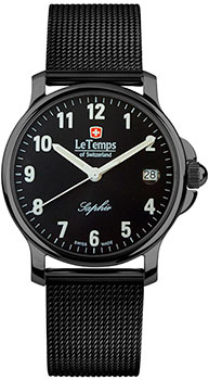Швейцарские наручные  мужские часы Le Temps LT1065.27BB10. Коллекция Zafira Gent
