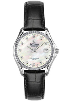 Швейцарские наручные  женские часы Le Temps LT1082.15BL01. Коллекция Sport Elegance