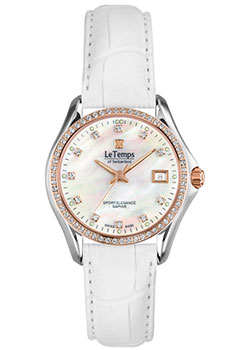 Швейцарские наручные  женские часы Le Temps LT1082.45BL54. Коллекция Sport Elegance