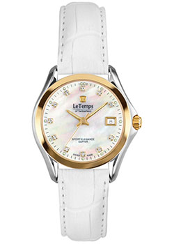 Швейцарские наручные  женские часы Le Temps LT1082.68BL64. Коллекция Sport Elegance