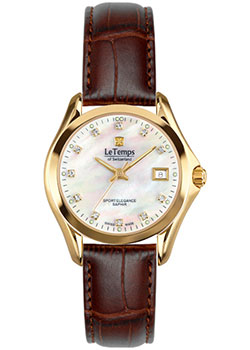 Швейцарские наручные  женские часы Le Temps LT1082.88BL62. Коллекция Sport Elegance