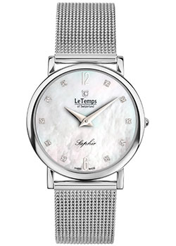 Швейцарские наручные  женские часы Le Temps LT1085.05BS01. Коллекция Zafira Slim