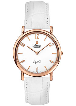 Швейцарские наручные  женские часы Le Temps LT1085.51BL54. Коллекция Zafira Slim