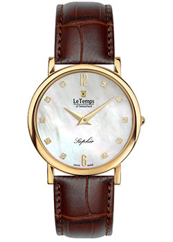 Швейцарские наручные  женские часы Le Temps LT1085.65BL62. Коллекция Zafira Slim