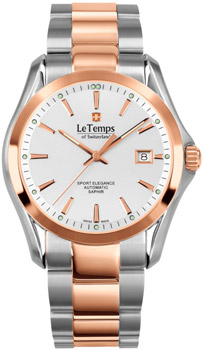 Швейцарские наручные  мужские часы Le Temps LT1090.41BT02. Коллекция Sport Elegance Automatic