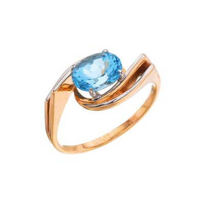 Купить Кольцо С Топазом