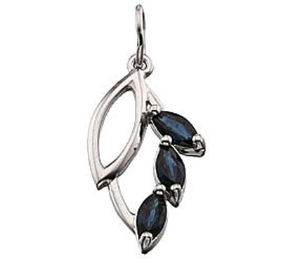 Подвеска С Сапфиром