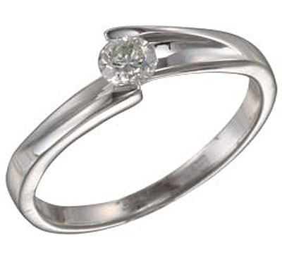 Кольцо С Бриллиантом
