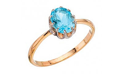 Купить Кольцо С Топазом