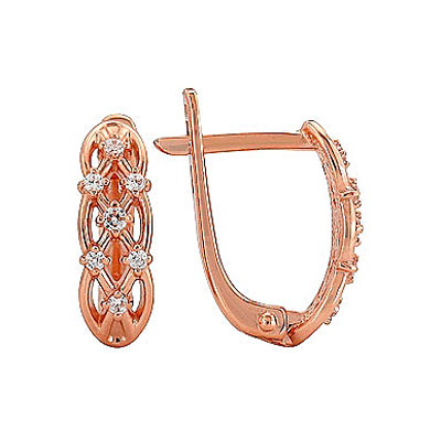 Серьги С Фианитом