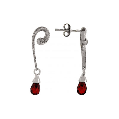 Серьги С Фианитом