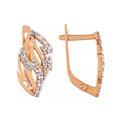 Серьги С Фианитом