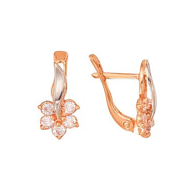 Серьги С Фианитом