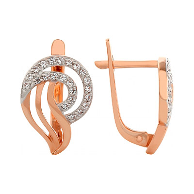 Серьги С Фианитом