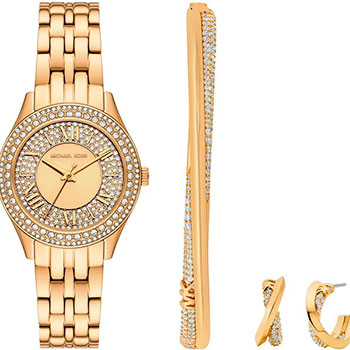 fashion наручные женские часы Michael Kors MK4974_SET. Коллекция Harlowe
