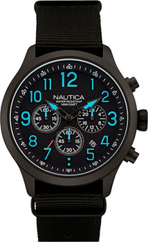 Швейцарские наручные мужские часы Nautica NAI16514G. Коллекция Chrono