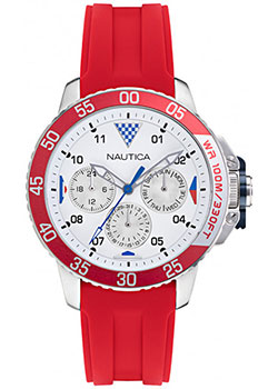 Швейцарские наручные  мужские часы Nautica NAPBHS012. Коллекция Bay Ho