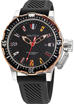 Швейцарские наручные  мужские часы Nautica NAPGLF003. Коллекция Glenrock Lagoon