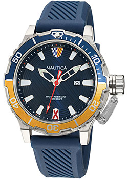 Швейцарские наручные  мужские часы Nautica NAPGLS111. Коллекция Glenrock Lagoon