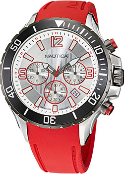 Швейцарские наручные  мужские часы Nautica NAPNSS119. Коллекция NST Chronograph