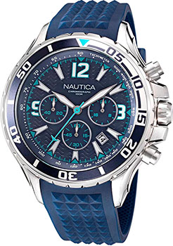 Швейцарские наручные  мужские часы Nautica NAPNSS214. Коллекция NST Chronograph