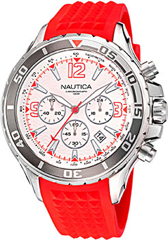 Швейцарские наручные  мужские часы Nautica NAPNSS215. Коллекция NST Chronograph