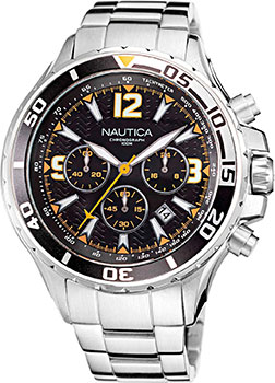 Швейцарские наручные  мужские часы Nautica NAPNSS217. Коллекция NST Chronograph