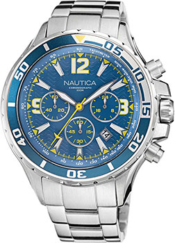 Швейцарские наручные  мужские часы Nautica NAPNSS219. Коллекция NST Chronograph