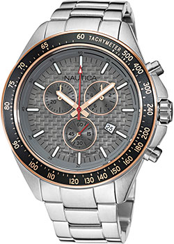 Швейцарские наручные  мужские часы Nautica NAPOBS115. Коллекция Ocean Beach