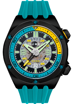 fashion наручные  мужские часы Nubeo NB-6037-0A. Коллекция NEREUS COMPRESSOR AUTOMATIC