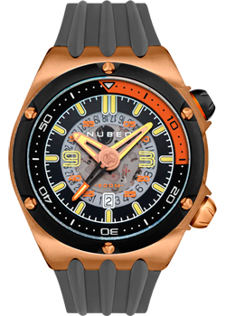 fashion наручные  мужские часы Nubeo NB-6037-0F. Коллекция NEREUS COMPRESSOR AUTOMATIC