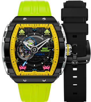 fashion наручные  мужские часы Nubeo NB-6047-SI-01. Коллекция MAGELLAN AUTOMATIC