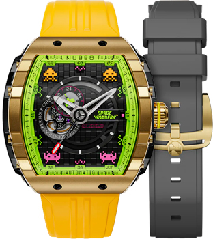 fashion наручные  мужские часы Nubeo NB-6047-SI-03. Коллекция MAGELLAN AUTOMATIC