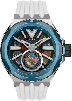 fashion наручные  мужские часы Nubeo NB-6075-06. Коллекция MESSENGER TOURBILLON