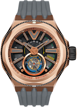 fashion наручные  мужские часы Nubeo NB-6075-07. Коллекция MESSENGER TOURBILLON