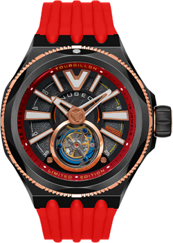 fashion наручные  мужские часы Nubeo NB-6075-09. Коллекция MESSENGER TOURBILLON