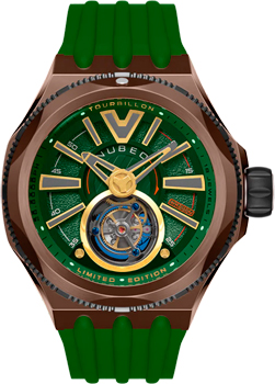 fashion наручные  мужские часы Nubeo NB-6075-0B. Коллекция MESSENGER TOURBILLON