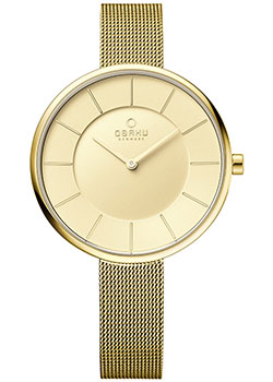 fashion наручные  женские часы Obaku V185LXGGMG. Коллекция Mesh