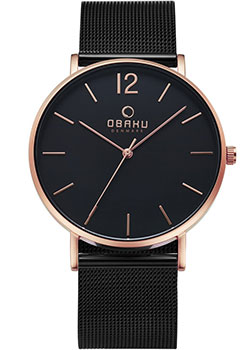 fashion наручные  мужские часы Obaku V197GXVBMB. Коллекция Mesh