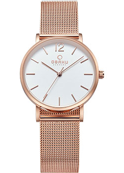 fashion наручные  женские часы Obaku V197LXVWMV. Коллекция Mesh