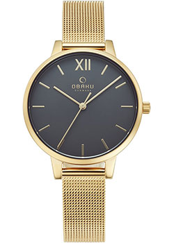 fashion наручные  женские часы Obaku V209LXGJMG. Коллекция Mesh