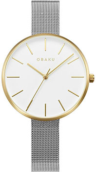 fashion наручные  женские часы Obaku V211LXGIMC. Коллекция Mesh