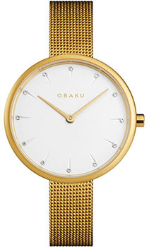 fashion наручные  женские часы Obaku V233LXGIMG. Коллекция Mesh