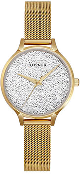 fashion наручные  женские часы Obaku V238LXGWMG. Коллекция Mesh