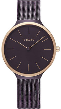 fashion наручные  женские часы Obaku V240LXXNMN. Коллекция Mesh