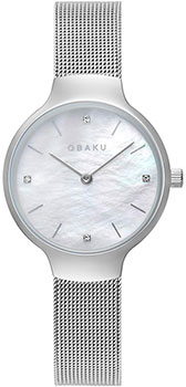 fashion наручные  женские часы Obaku V241LXCWMC. Коллекция Mesh