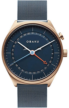 fashion наручные  мужские часы Obaku V242GMVLML. Коллекция Mesh