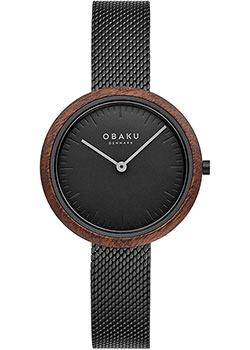 fashion наручные  женские часы Obaku V245LXBBMB. Коллекция Trae