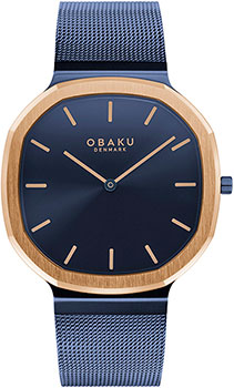 fashion наручные  мужские часы Obaku V253GXSLML. Коллекция Oktant