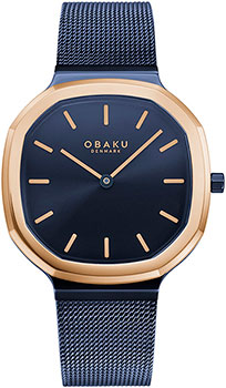 fashion наручные  женские часы Obaku V253LXSLML. Коллекция Oktant